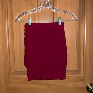 H&M red skirt, size XS